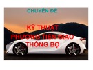 Bài giảng chuyên đề - Kỹ thuật phương tiện giao thông bộ: Tiêu chí thiết kế sản phẩm