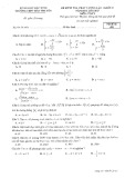 Đề kiểm tra HK 1 môn Toán khối 11 năm học 2016-2017 - Trường THPT Hàn Thuyên - Mã đề 485