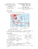 Đề thi HSG lớp 9 môn Địa lý năm 2014-2015 - Phòng GD&ĐT Lai Vung