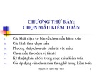 Bài giảng Kiểm toán cơ bản: Chương 7 -  Th.S. Nguyễn Thị Thanh Diệp