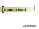 Bài giảng Tin học đại cương B (dành cho khối xã hội) - Chương 3: Microsoft Excel
