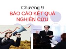 Bài giảng Nghiên cứu marketing: Chương 9 - ThS. Dư Thị Chung