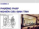 Bài giảng Nghiên cứu marketing: Chương 4 - ThS. Dư Thị Chung