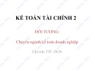 Bài giảng Kế toán tài chính 2: Chương 1 - ĐH Thương Mại