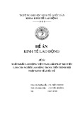 Đề án: Xuất khẩu lao động Việt Nam, giải pháp tạo việc làm cho người lao động trong tiến trình hội nhập kinh tế quốc tế