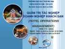 Bài giảng Quản trị tác nghiệp doanh nghiệp khách sạn - ĐH Thương Mại