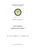 Bài giảng Kinh tế lượng - Hoàng Mạnh Hùng