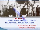 Bài giảng Tư tưởng Hồ Chí Minh: Chương 6 - ĐH Thương Mại