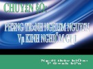 Chuyên đề: Phương trình nghiêm nguyên và kinh nghiệm giải