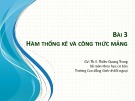 Bài giảng Tin văn phòng: Bài 3 - ThS. Thiều Quang Trung