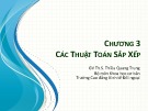 Bài giảng Cấu trúc dữ liệu và giải thuật: Chương 3 - Th.S Thiều Quang Trung