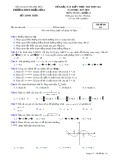 Đề KS thi THPT Quốc gia năm 2017-2018 môn Toán lớp 11 – THPT Triệu Sơn 3 – Mã đề 111