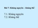 Bài giảng Vi sinh vật học: Bài 7 - Bùi Hồng Quân