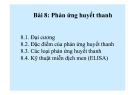 Bài giảng Vi sinh vật học: Bài 8 - Bùi Hồng Quân