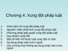 Bài giảng Tư pháp quốc tế - Chương 4: Xung đột pháp luật