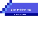 Bài giảng Quản trị chiến lược: Chương 1 - Vũ Hoàng Nam