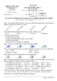 Đề thi lý thuyết bảng A môn Tin học tỉnh Kiên Giang năm 2015 - Mã đề 357