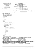 Đề thi lý thuyết bảng C1 môn Tin học tỉnh Kiên Giang năm 2015 - Mã đề 358