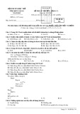 Đề thi lý thuyết bảng C1 môn Tin học tỉnh Kiên Giang năm 2015 - Mã đề 134