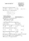Đề thi HK 1 môn Toán lớp 12 năm 2017-2018 - THPT Kiến Văn
