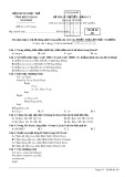 Đề thi lý thuyết bảng C1 môn Tin học tỉnh Kiên Giang năm 2015 - Mã đề 483