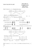 Đề thi HK 1 môn Toán lớp 12 năm 2017-2018 - TT GDTX TP Sa Đéc