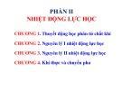 Bài giảng Nhiệt động lực học: Chương 1