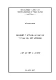 Luận án Tiến sĩ Lịch sử: Đồn điền ở đồng bằng Bắc Kỳ từ năm 1884 đến năm 1945