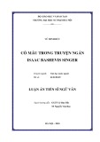 Luận án Tiến sĩ Ngữ văn: Cổ mẫu trong truyện ngắn Isaac Bashevis Singer