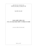 Luận án Tiến sĩ Toán học: Dáng điệu tiệm cận của các bao hàm thức vi phân có trễ