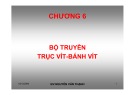 Bài giảng Chi tiết máy: Chương 7 - Nguyễn Văn Thạnh