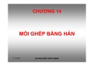 Bài giảng Chi tiết máy: Chương 14 - Nguyễn Văn Thạnh