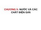 Bài giảng Dinh dưỡng học: Chương 5 - Hồ Xuân Hương