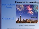 Lecture Financial accounting (3/e): Chapter 10 - Spiceland, Thomas, Herrmann