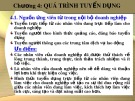 Bài giảng Quản trị nguồn nhân lực: Chương 4 - Th.S Trần Phi Hoàng