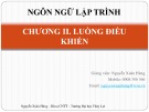 Bài giảng Ngôn ngữ lập trình: Chương 2.1 - Nguyễn Xuân Hùng