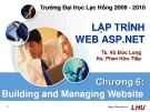 Bài giảng Lập trình web ASP.NET: Chương 6 - TS. Vũ Đức Lung, KS. Phan Hữu Tiếp