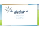 Bài giảng Cấu trúc dữ liệu và giải thuật: Chương 2 - Ngô Quang Thạch