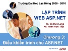 Bài giảng Lập trình web ASP.NET: Chương 3 - TS. Vũ Đức Lung, KS. Phan Hữu Tiếp