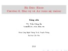 Bài giảng Hệ điều hành: Chương 6 - Trần Công Án