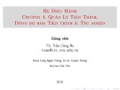 Bài giảng Hệ điều hành: Chương 4 - Trần Công Án