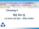 Bài giảng Kiến trúc máy tính: Chương 4 - Nguyễn Thanh Sơn