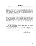 Đề tài: Tìm hiểu công tác giao đất, giao rừng cho hộ gia đình ở thôn Triêm Đức, xã Xuân Quang 2, huyện Đồng Xuân, tỉnh phú Yên