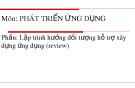 Bài giảng Phát triển ứng dụng: Chương 3.4