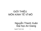 Bài giảng Kinh tế vĩ mô: Chương 0 - GV. Nguyễn Thanh Xuân