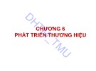 Bài giảng Quản trị thương hiệu: Chương 6 - ĐH Thương mại