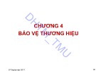 Bài giảng Quản trị thương hiệu: Chương 4 - ĐH Thương mại