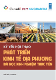 Kỷ yếu hội thảo Phát triển kinh tế địa phương: Bài học kinh nghiệm thực tiễn