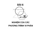 Bài giảng Phương pháp số: Bài 6 - ThS. Nguyễn Thị Vinh