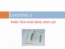 Bài giảng Phân tích báo cáo tài chính - Chương 5: Phân tích khả năng sinh lợi (2017)